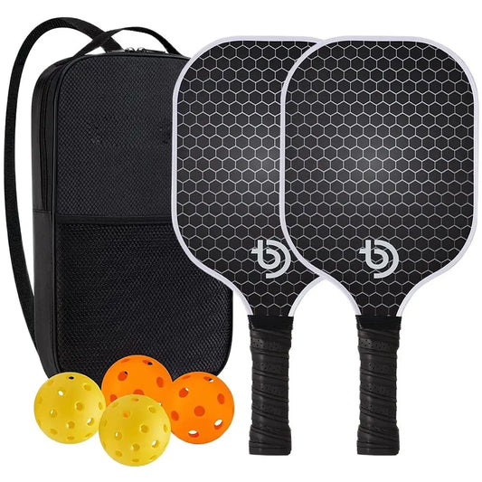 Pickleball Paddle Graphite Textured Surface For Spin USAPA Compliant Pro Pickleball Racket Carbon Fiber Paddle
